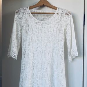 H&M Divided White Lace Dress